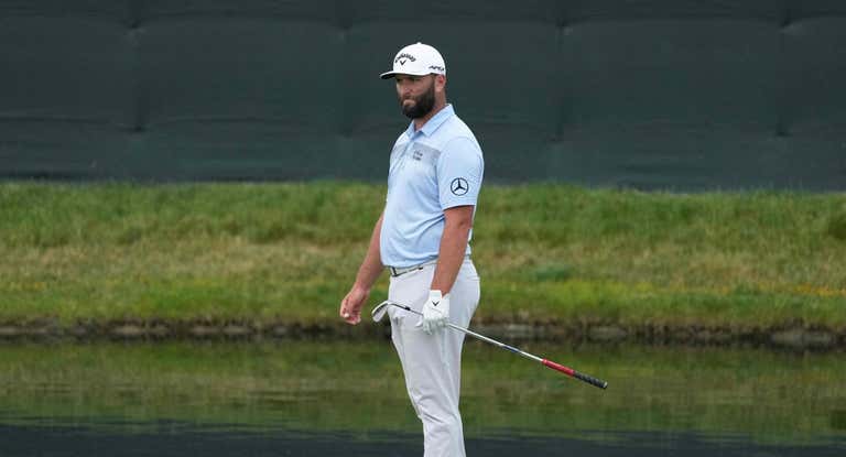 Jon Rahm durante la tercera jornada del Memorial.