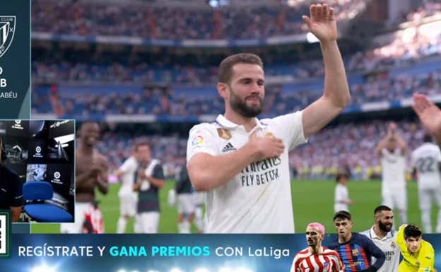 Sobriedad con Benzema, Nacho se fue emocionado y la grada cantó «¡Ceballos quédate!»