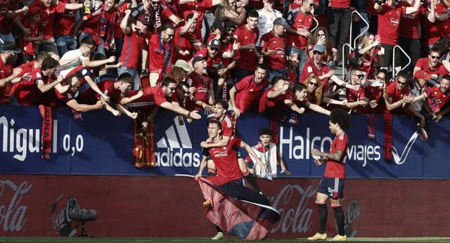 Osasuna se clasifica para la Conference: solo estuvo fuera 188 segundos