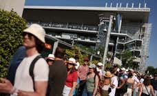Así funciona la máquina de billetes de Roland Garros: 30 minutos de cola para comprar el souvenir estrella