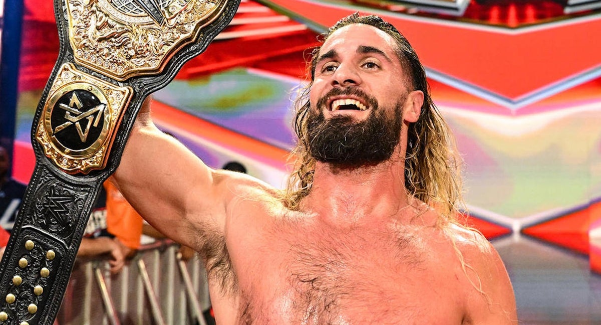 Seth Rollins, tras su victoria en WWE Raw.
