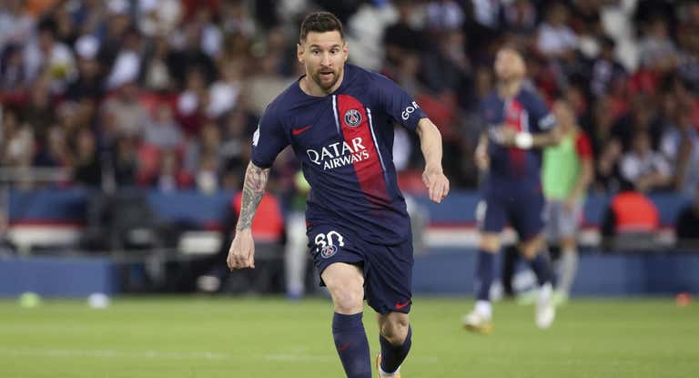 Leo Messi, en su último partido con el PSG.