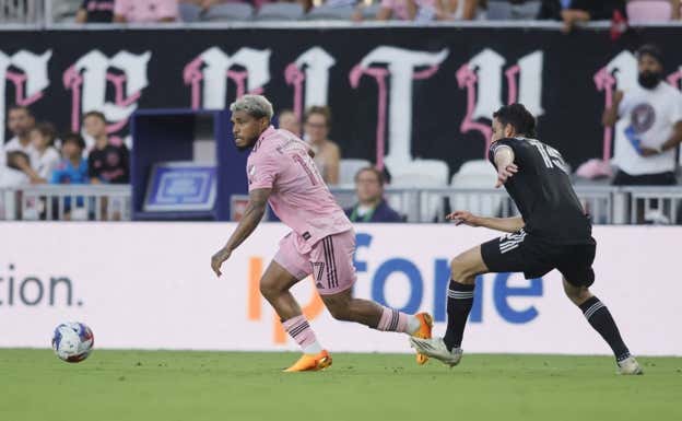 Josef Martínez durante un partido de Inter Miami.  REUTERS