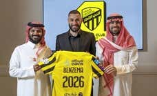 Locura con Benzema en su presentación con Al-Ittihad: «Contento de unirme a un club legendario»