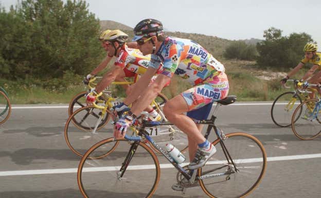 Bugno, en el Tour. ARCHIVO