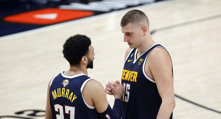Jamal Murray y Nikola Jokic, la pareja que ha cambiado la historia de los Nuggets.