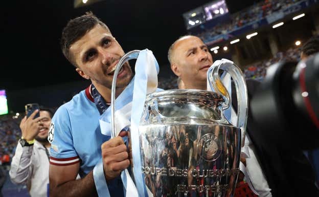 Rodri y la Copa de Europa.  REUTERS