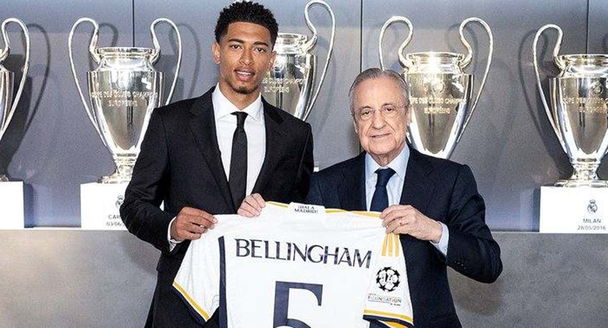 Brahim en su presentación en Valdebebas.