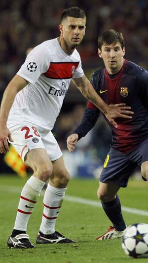 Motta, en su etapa de jugador del PSG. AFP
