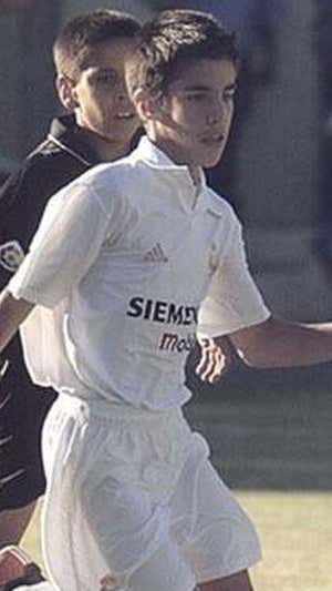 Álvaro López, durante su etapa en el Real Madrid  A.L