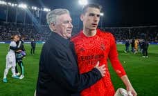 Otro pulso Florentino-Ancelotti: el Real Madrid espera a Lunin el 10-J pese a que el técnico pidió un sustituto
