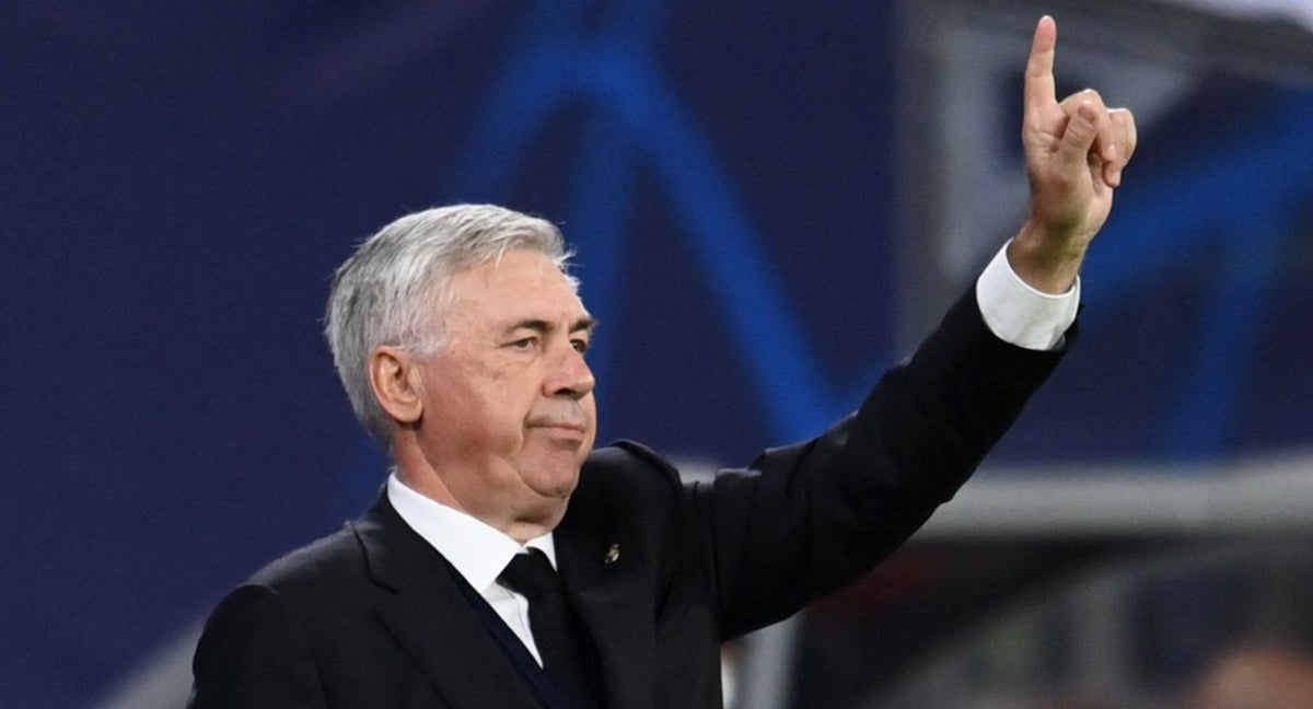 Carlo Ancelotti, durante un partido esta temporada