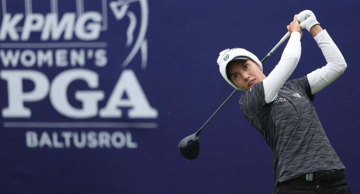 Carlota Ciganda, en la primera jornada del PGA./Christian Petersen / GETTY IMAGES NORTH AMERICA