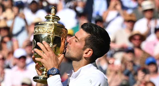 Cuántos Wimbledon tiene Novak Djokovic