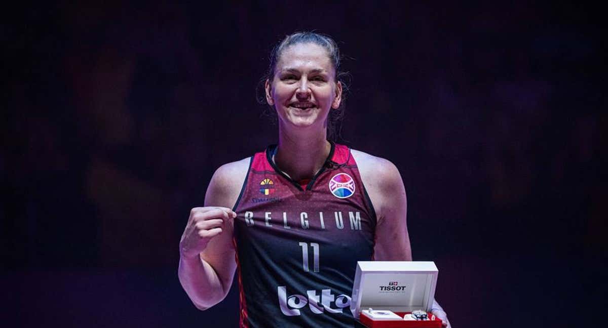 Emma Meesseman MVP y en el quinteto ideal del Eurobasket.