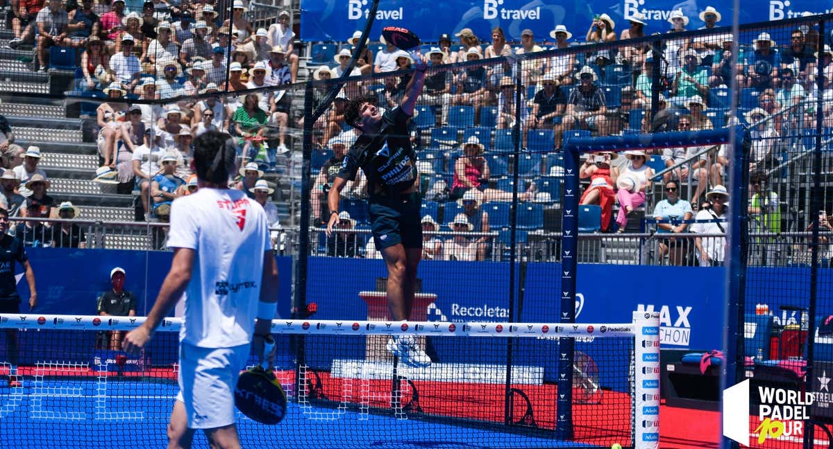 Arturo Coello disputando un partido en Valladolid./WPT