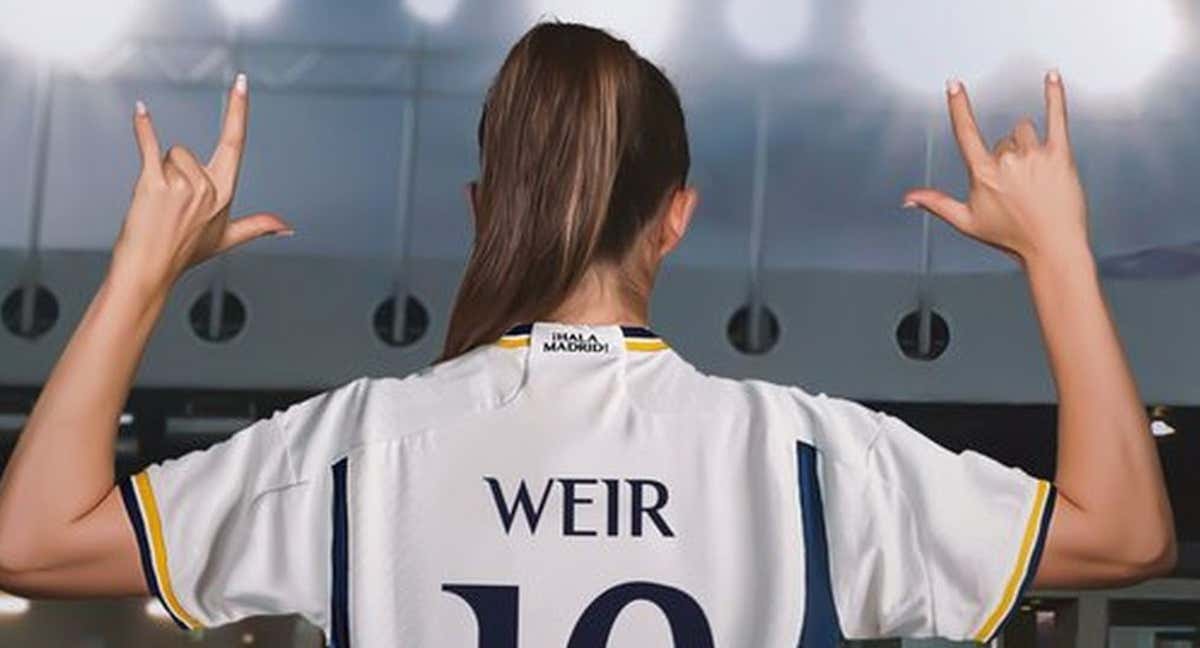 Caroline Weir, jugadora del Real Madrid. /REAL MADRID FEMENINO