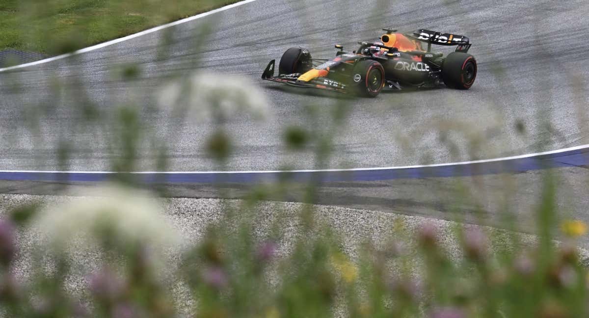 Max Verstappen, durante la clasificación Sprint del GP de Austria. /EFE