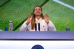 Sabalenka se harta: «No voy a hablar más de política»