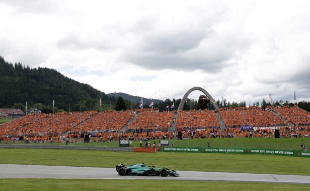 Fernando Alonso, en un momento del fin de semana del GP de Austria.  Reuters