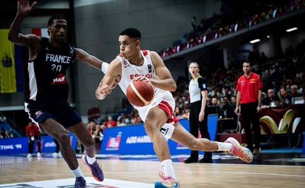 Isaac Nogués, durante la final.  FIBA