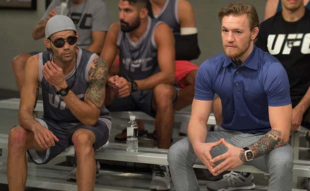 Abner Lloveras y Conor McGregor durante el TUF 22. UFC