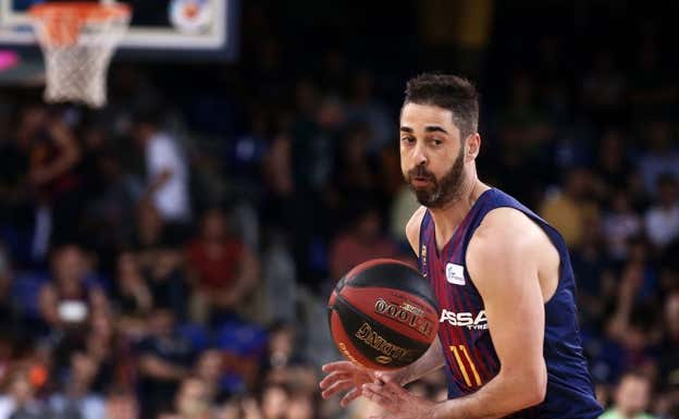 Juan Carlos Navarro, en 2018, con el Barça.  ARCHIVO