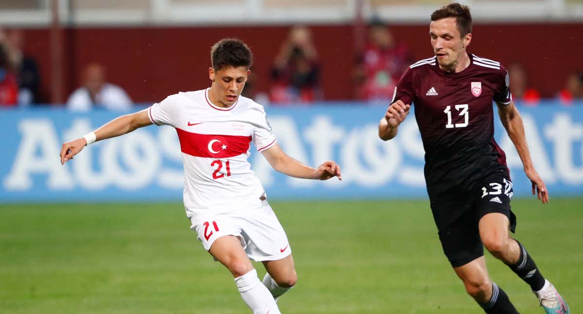Arda Guler, en un partido con Turquía.