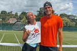 Paula Badosa y Stefanos Tsitsipas se retiran del dobles mixto tras la lesión de la española