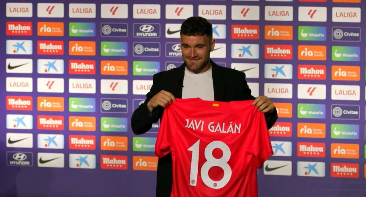 Javi Galán firmó hasta 2026 por el Atlético de Madrid. /ATLÉTICO DE MADRID