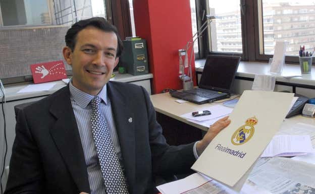 Eugenio Martínez Bravo, en 2009, cuando se intentó presentar a las elecciones del Real Madrid.  SAN BERNARDO. ARCHDC