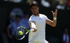 Dónde ver por televisión el partido de Alcaraz - Jarry de Wimbledon