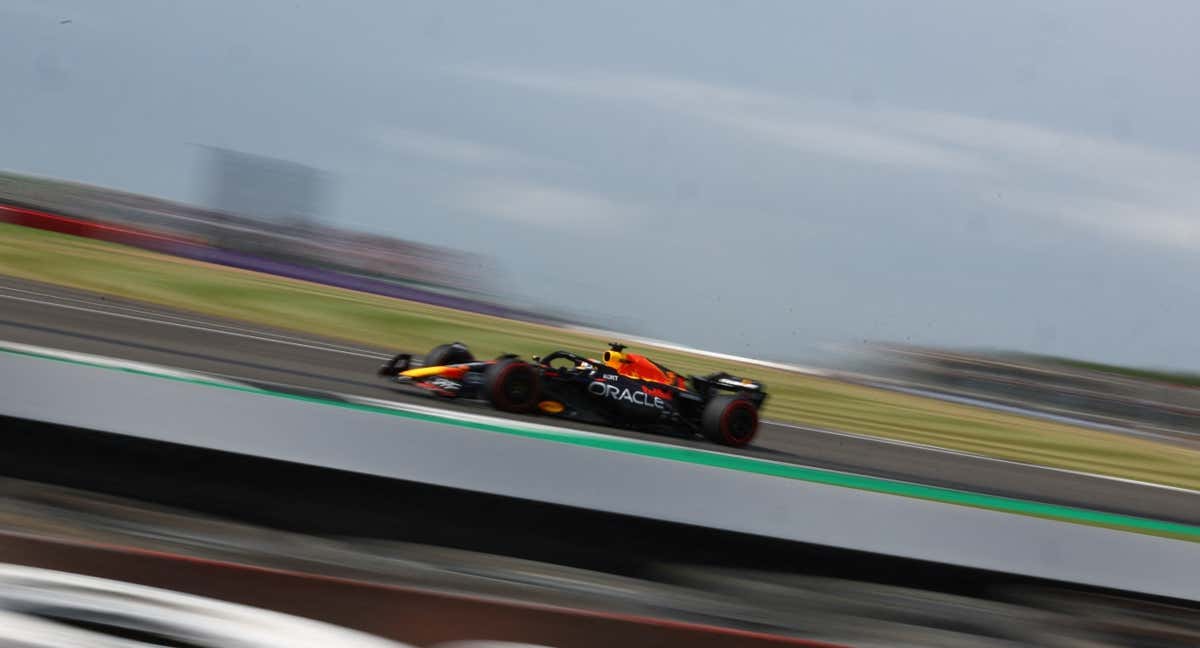 Max Verstappen, durante la clasificación del GP de Gran Bretaña 2023 de F1. /Reuters