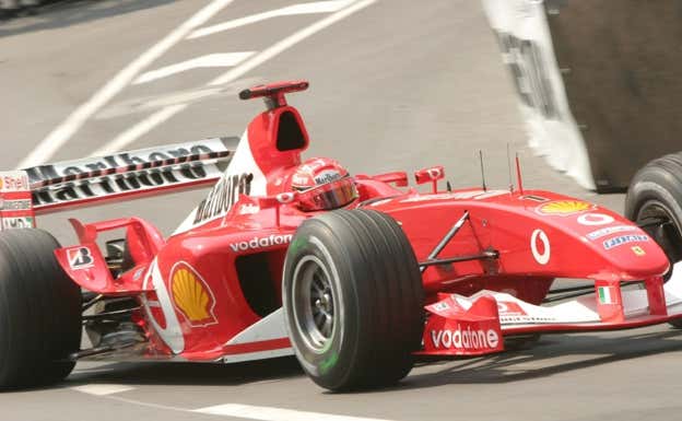Michael Schumacher, durante la clasificación del GP de Mónaco de F1 2003.  EPA