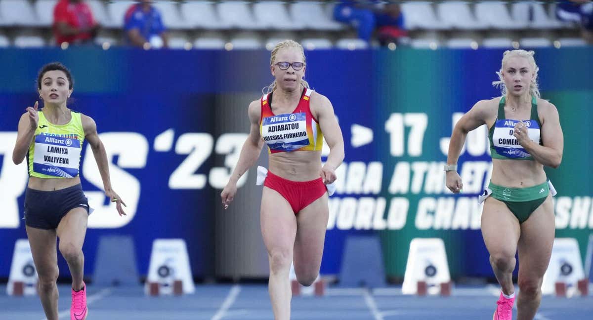 Adiaratou Iglesias, plata mundialista. /Paralímpicos