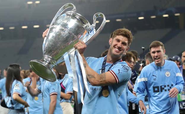 John Stones fue clave en el título de la Champions League. Getty Images