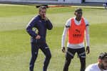 Cara a cara de Rubén Baraja con los jugadores en su despacho