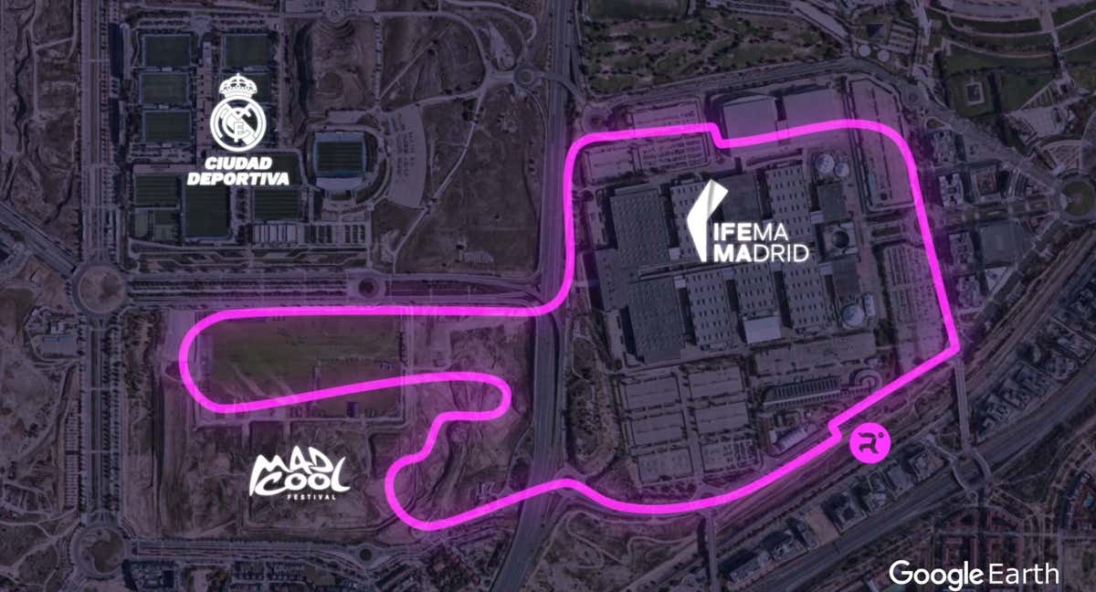 Circuito callejero de F1 en Madrid