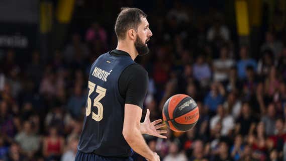 Nikola Mirotic en un partido de la ACB./ACB