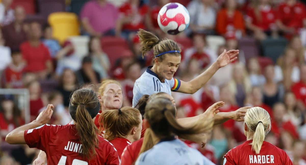 Irene Paredes, durante la Eurocopa 2022.