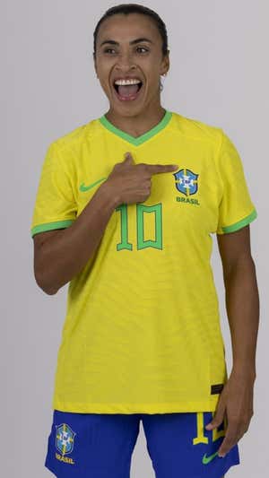 Marta, jugadora y estrella de la selección de Brasil en el Mundial femenino.  FEDERACIÓN BRASILEÑA