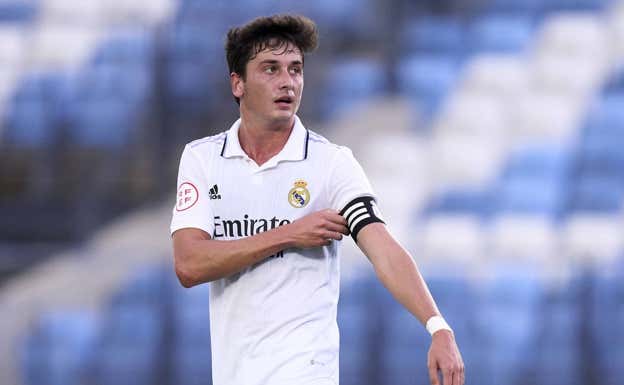 Dotor, en un partido con el Real Madrid Castilla. Archivo