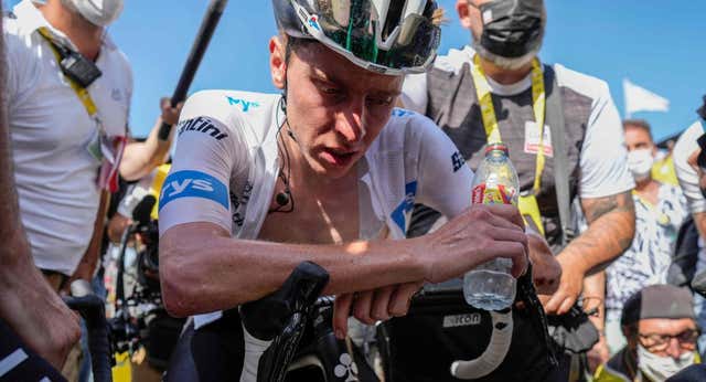 Pogacar, hundido ante su pájara más terrible en el Tour de Francia: «Estoy muerto»