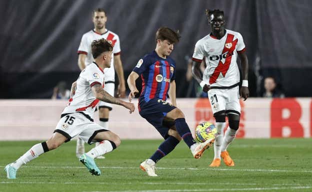 Pablo Torre, en un partido ante el Rayo Vallecano.  EFE
