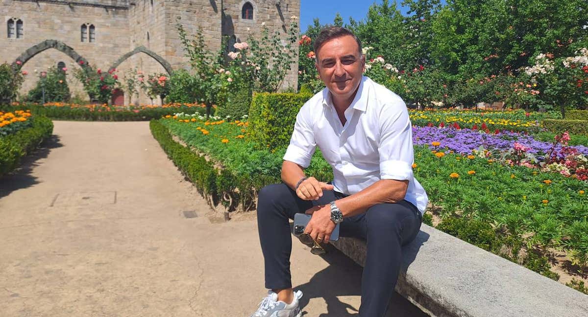Carlos Carvalhal, en el Jardim de Santa Bárbara de Braga.