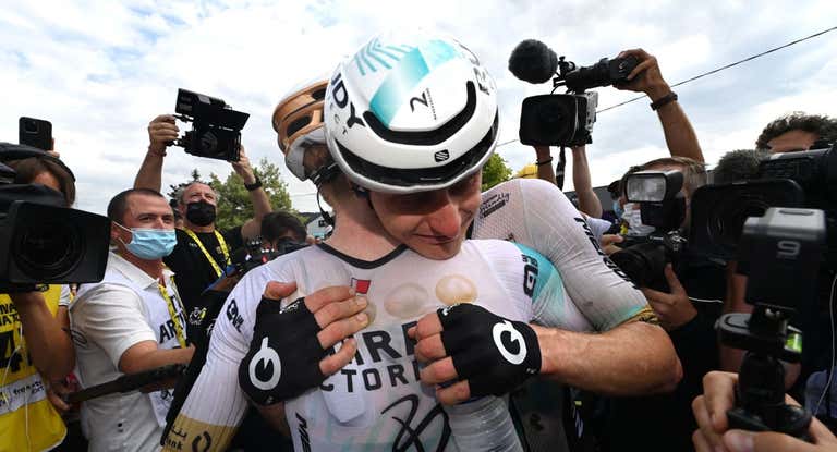 Mohoric se impone este viernes en el Tour.
