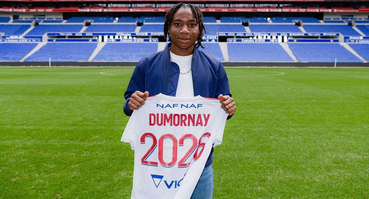 Dumornay durante el partido con Inglaterra.