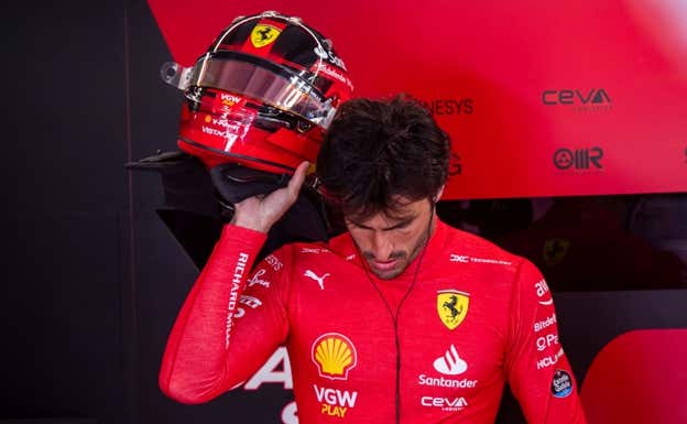 Carlos Sainz, durante el fin de semana del GP de Hungría 2023.  Ferrari