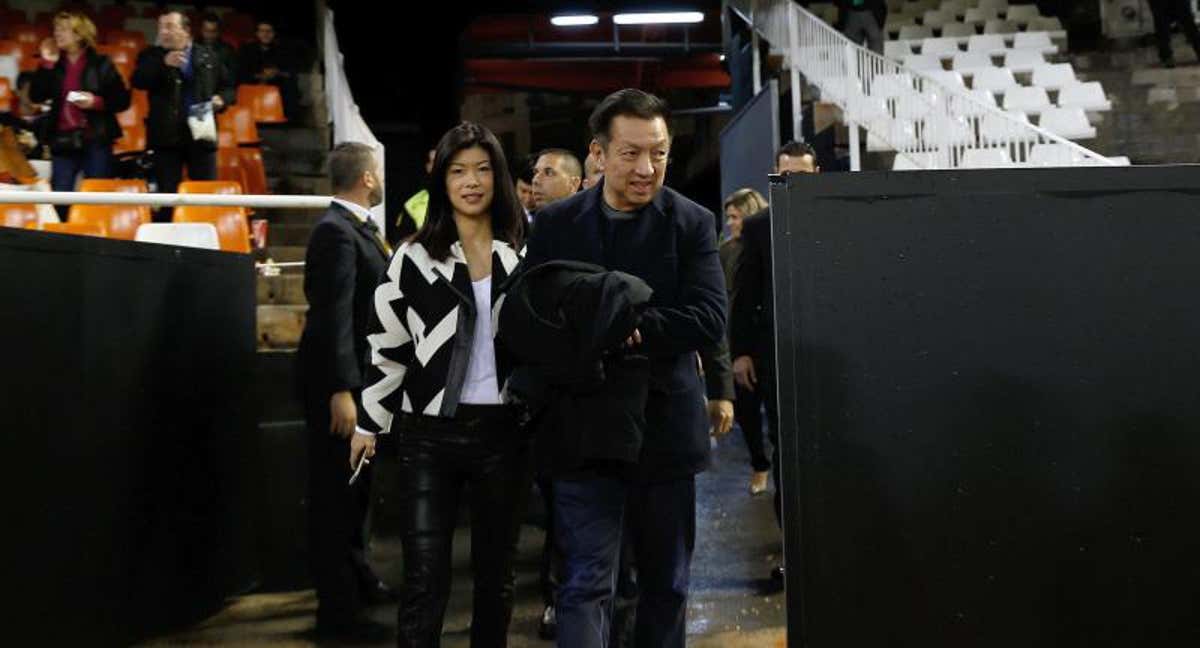 Peter Lim en Mestalla. /EFE.