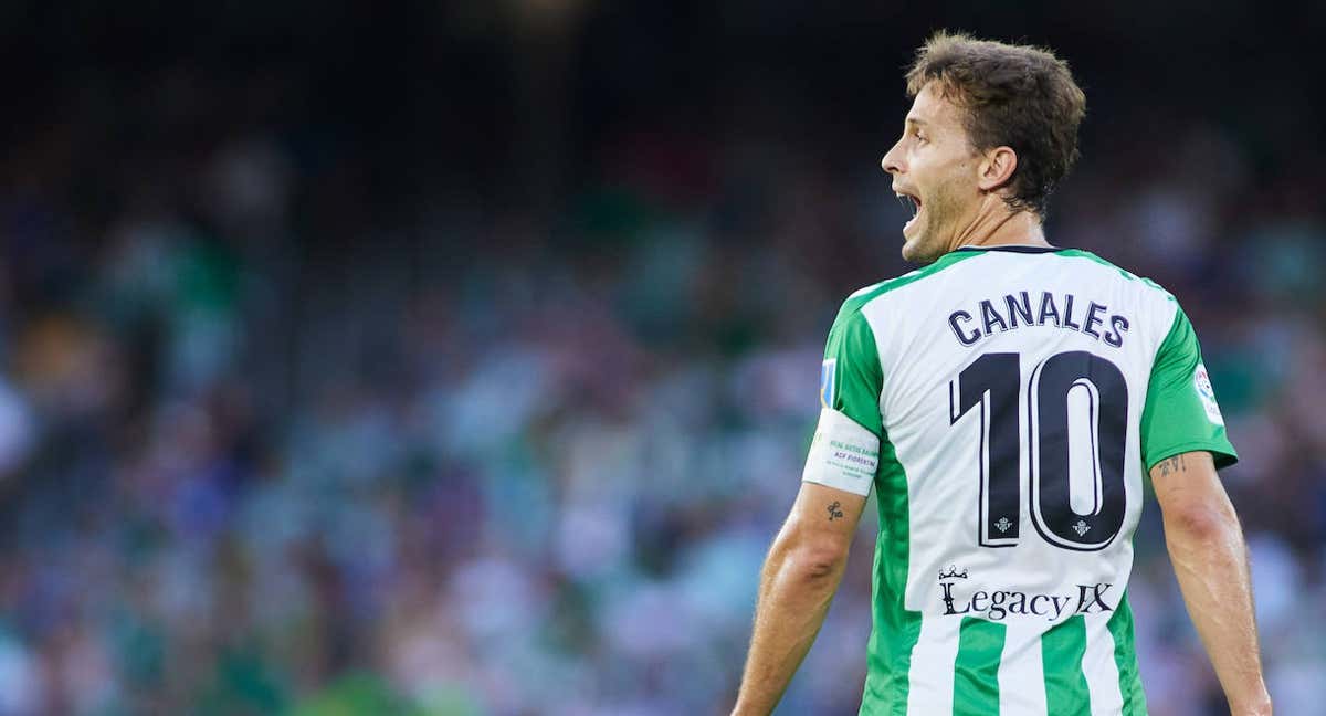 Sergio Canales, en un partido del Betis.